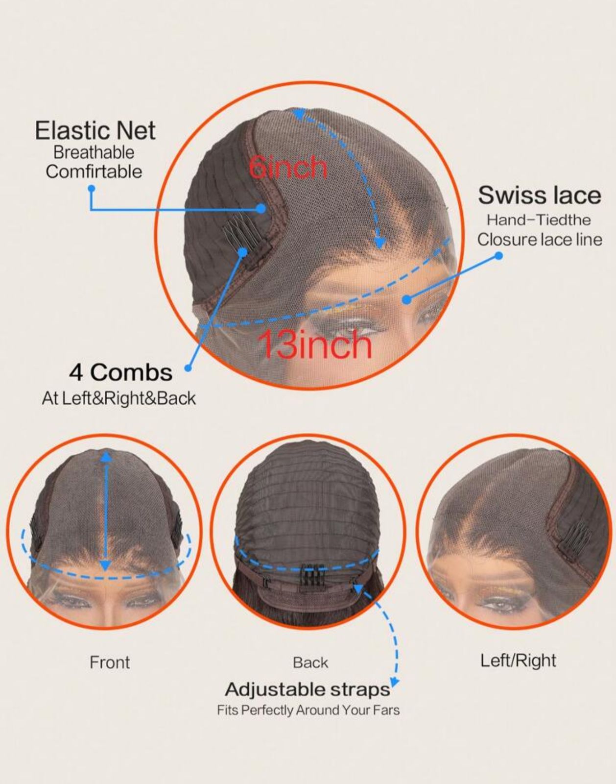 Beyonce Bombshell Wig(human blend)