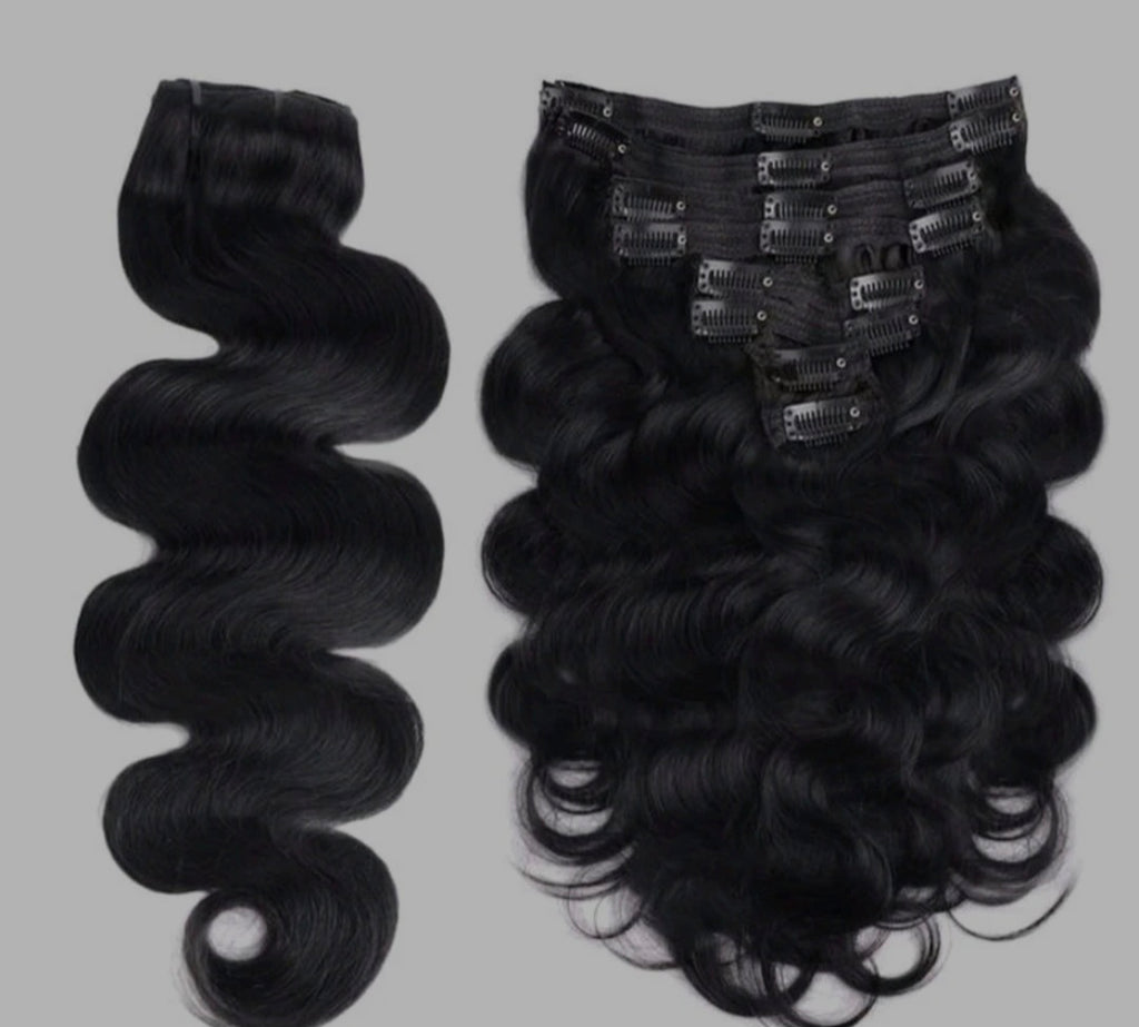 Body Wave Clip in Hair Extensions